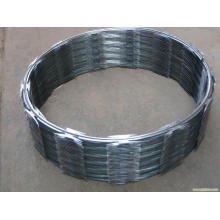 Razor Wire in Galvanized and PVC Coated